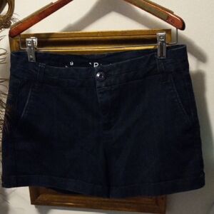 Stylish Black Denim Women's Shorts